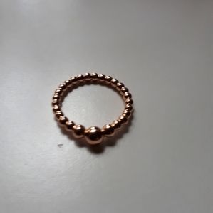 Pandora rose gold ring size 8